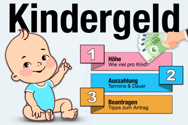 Kindergeld 2025: Höhe, Auszahlung + richtig beantragen