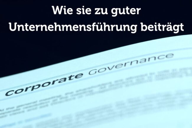 Corporate Governance: Definition, Kodex, Aufgaben