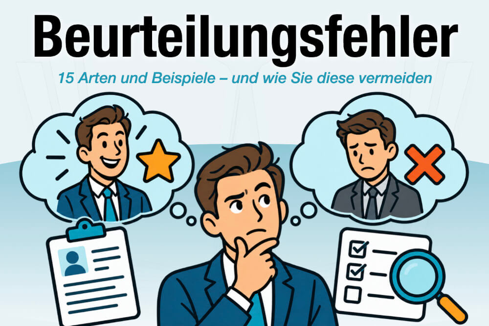Beurteilungsfehler Bedeutung Beispiele Arten Wie Vermeiden Tipps