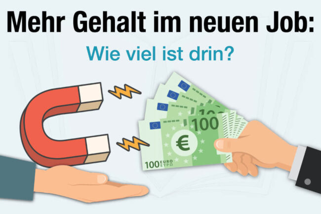 Mehr Gehalt im neuen Job: So viel Prozent sind drin!