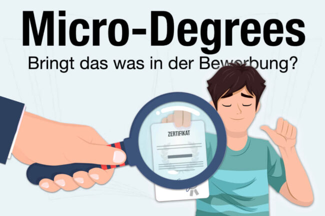 Micro-Degrees in der Bewerbung: Was bringt das?