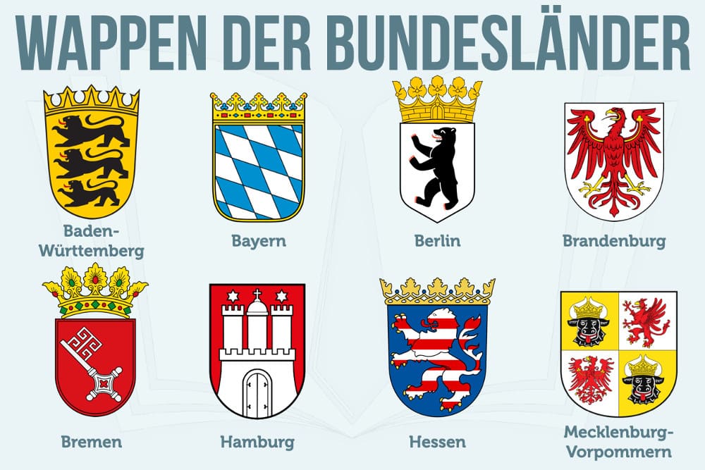 Die Wappen Der Bundesl nder Deutschland VLAICY Die Wappen Der Bundesl nder Deutschland VLAICY