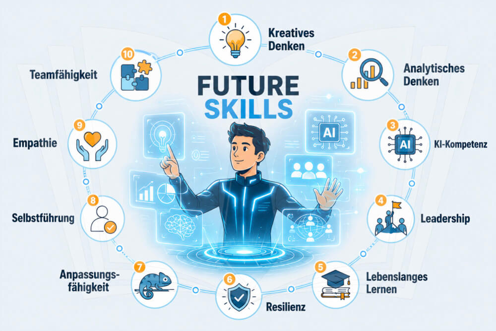 Future Skills Zukunftskompetenzen Liste Top10 Bedeutung Beruf