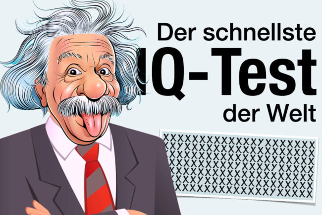 Schnellster IQ-Test der Welt: Nur 13 Sekunden + Video!