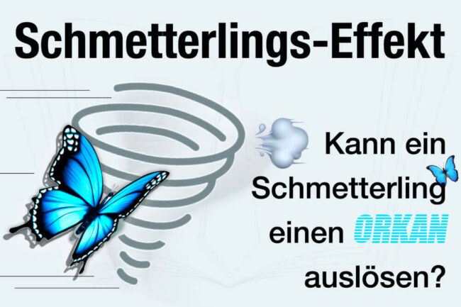 Schmetterlingseffekt: Einfach erklärt + Beispiele