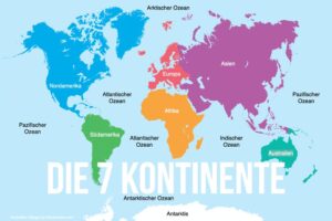 Kontinente 4 5 6 7 8 Wie Viele Der Welt Ozeane Karte Weltkarte