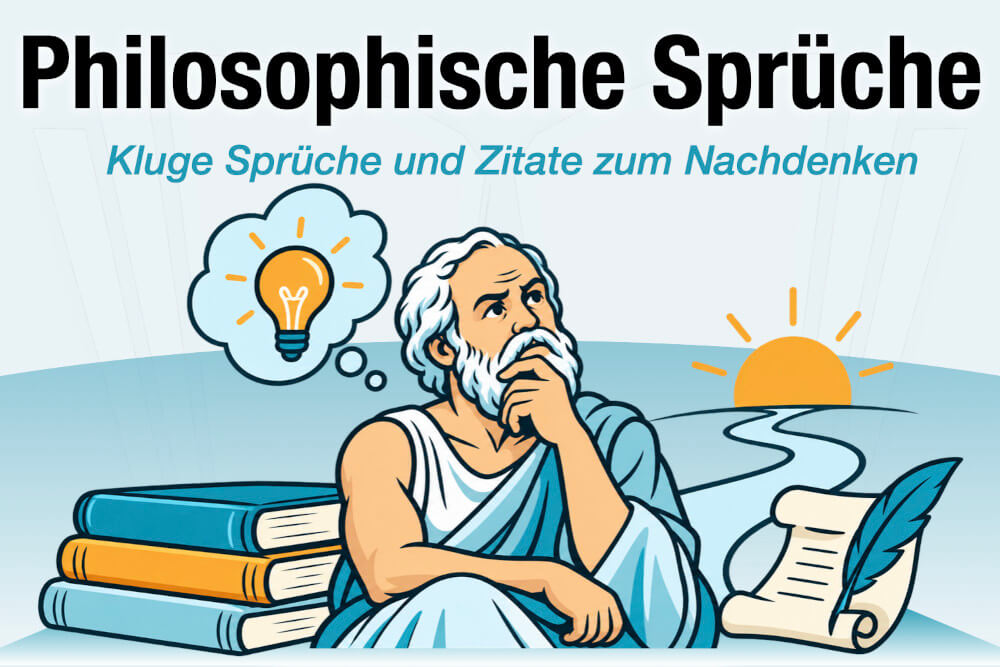 Philosophische Sprueche 100 Zitate Leben Nachdenken