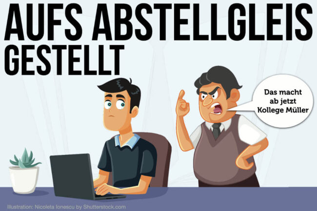 Aufs Abstellgleis gestellt