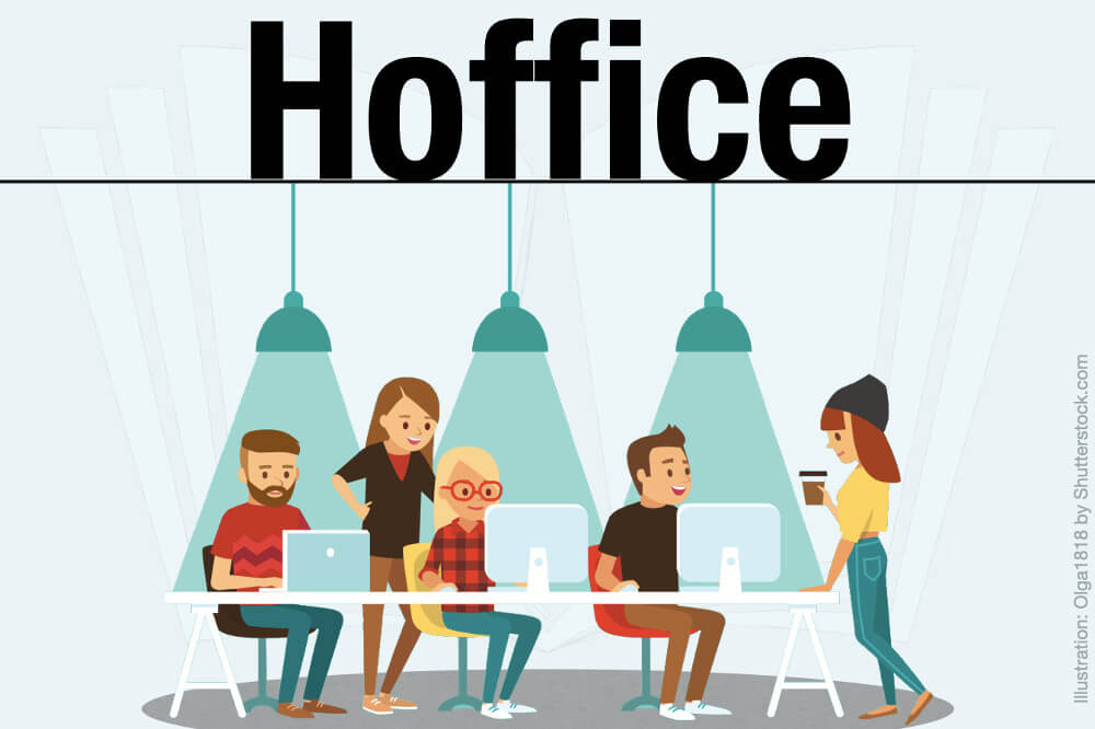 Hoffice: Gemeinsames Coworking von zuhause