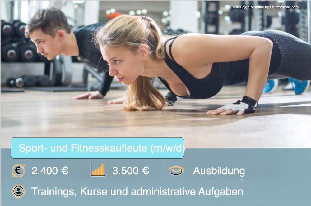 Sport- und Fitnesskaufmann: Ausbildung, Jobs + Gehalt