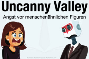 Uncanny Valley Effekt Beispiele Einfach Erklaert Menschenaehnliche Figuren Roboter Deutsch Film Unheimlich Akzeptanz Vertrautheit