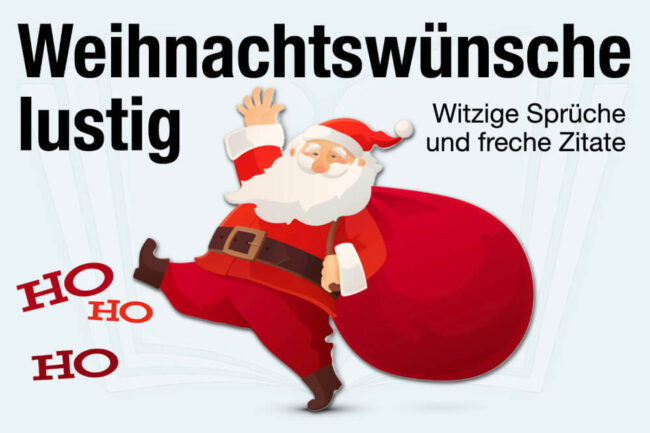 Weihnachtswünsche lustig