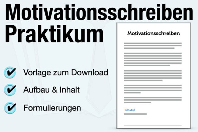 Motivationsschreiben Praktikum