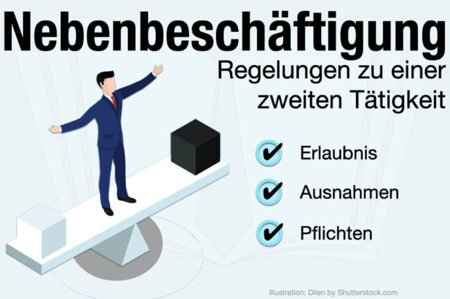 Nebenbeschäftigung: Erlaubnis, Ausnahmen & Steuer