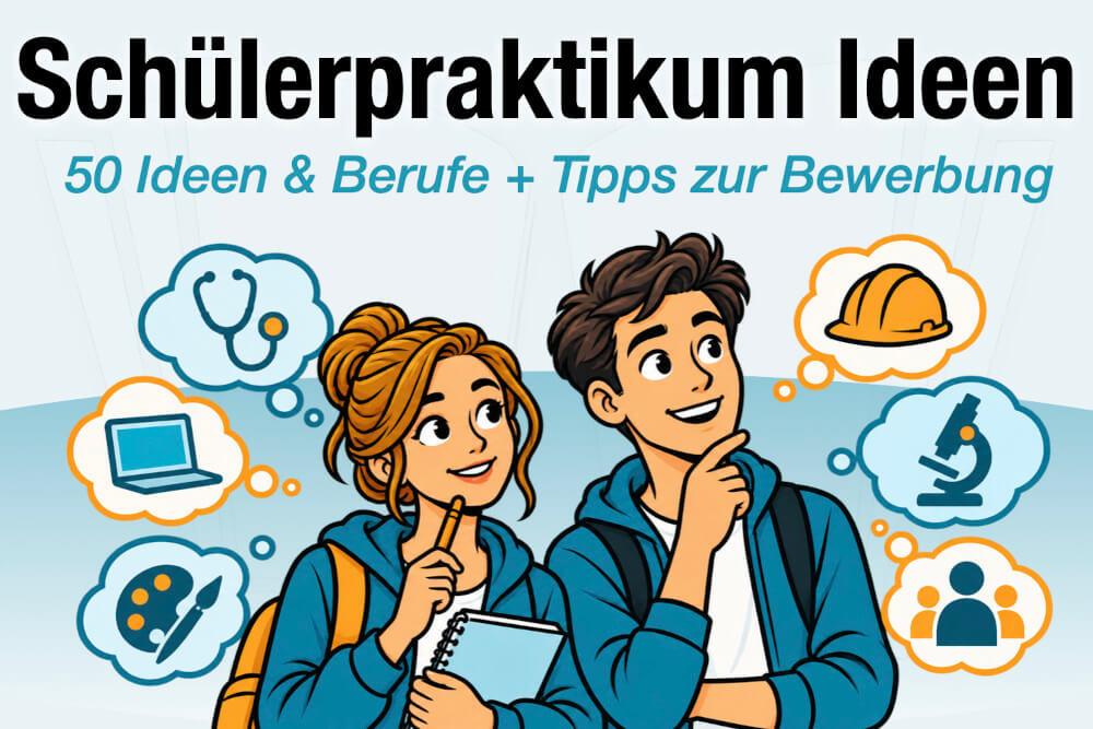 Schuelerpraktikum Ideen 50 Berufe Tipps Suche Bewerbung