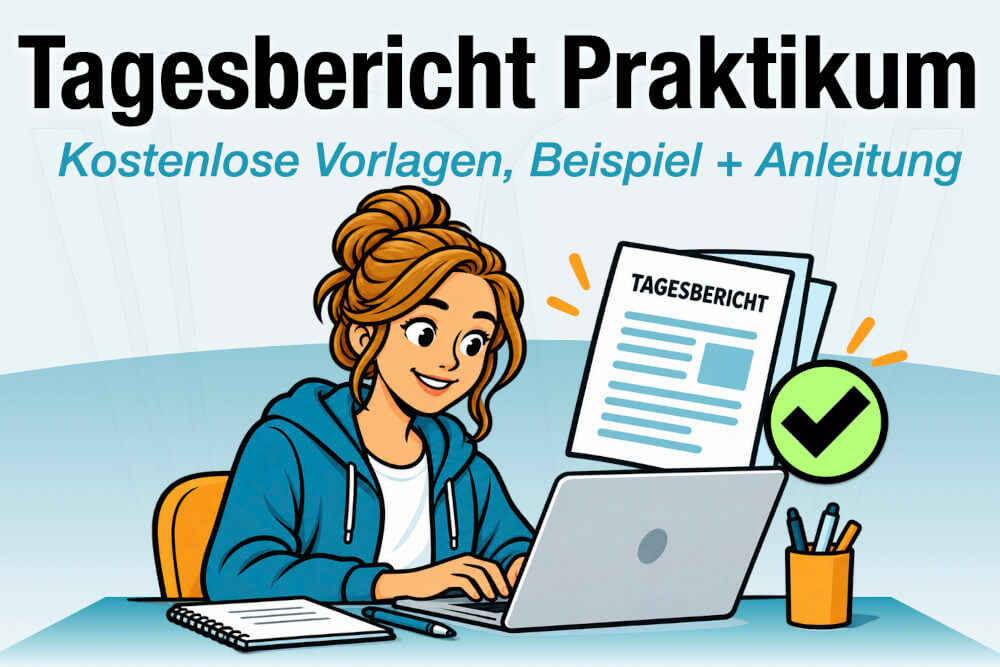 Tagesbericht Praktikum Vorlagen Beispiele Anleitung Tipps