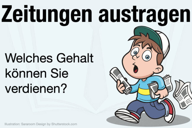 Zeitungen austragen Gehalt