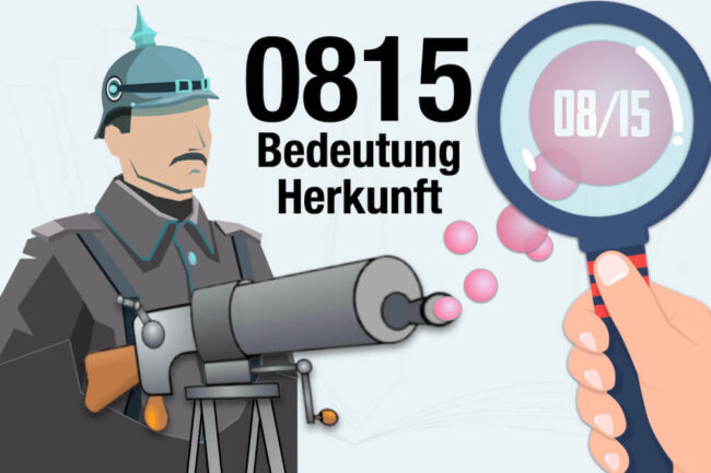 Einfach erklärt: „08/15“ – Bedeutung und Herkunft