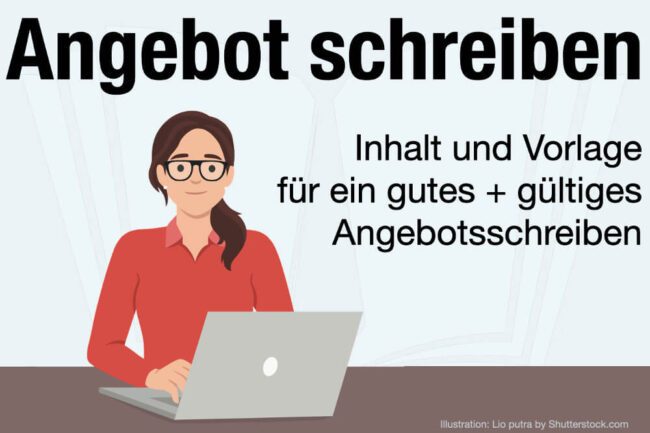 Angebot schreiben: Inhalt, Vorlage & Checkliste