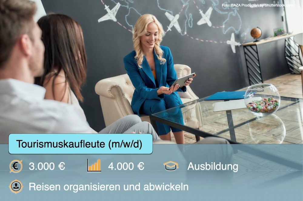 Tourismuskaufmann Tourismuskauffrau Beruf Steckbrief Ausbildung