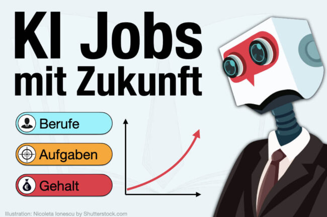 KI Jobs mit Zukunft: Berufsfelder, Quereinsteiger + Gehalt