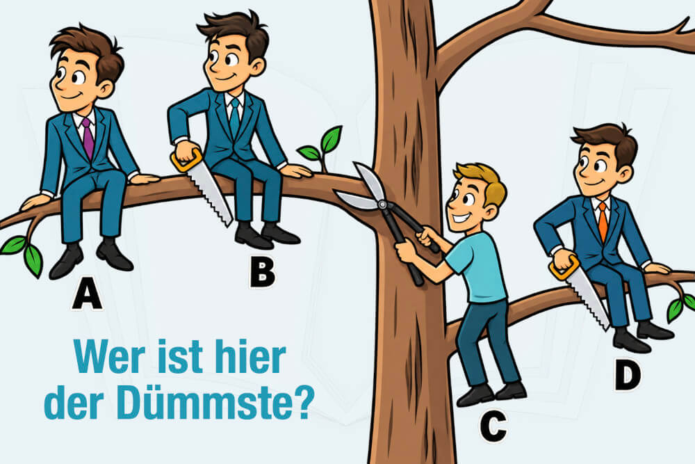 Test Wer Ist Der Duemmste Ast Absaegen Dummheit