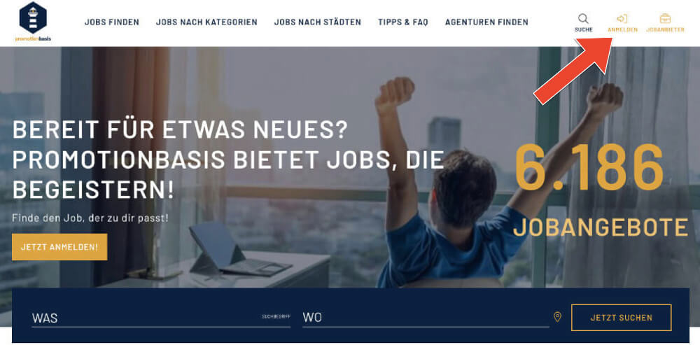 Promotionbasis Registrierung Anmeldung Login