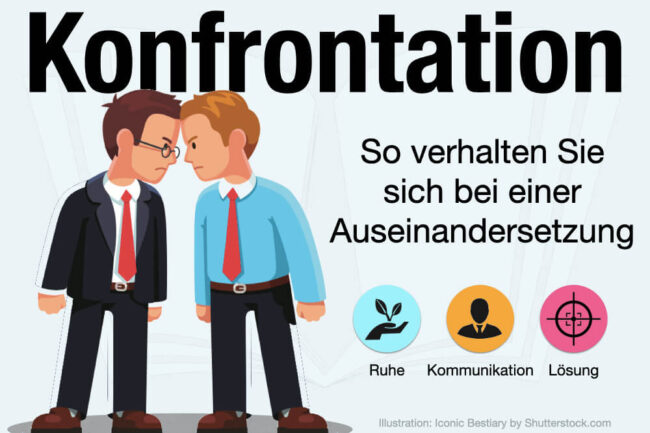 Konfrontation: Bedeutung, Beispiele & wie lösen?