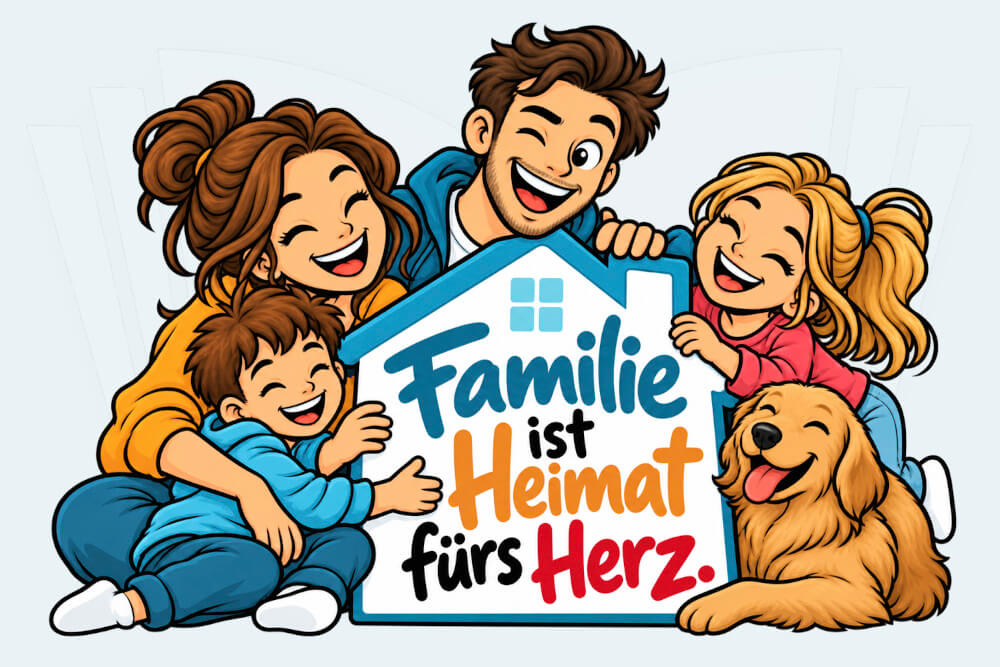 Familie Sprüche Heimat Herz Liebe