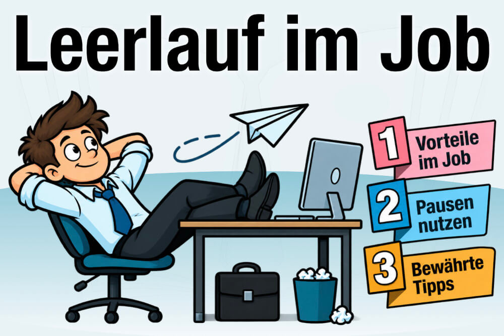 Leerlauf Arbeit Job Pause Was Tun Tipps