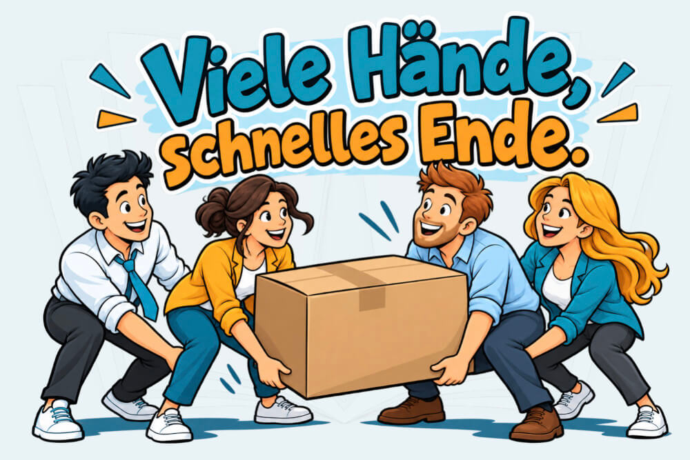 Team Sprüche Viele Hände Schnelles Ende
