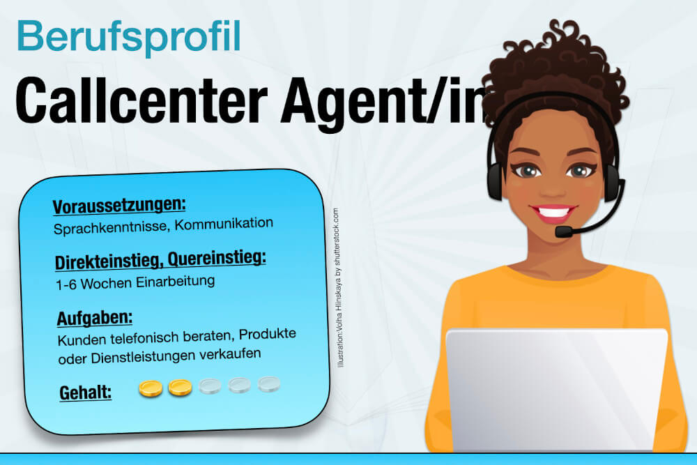 Beruf Callcenter Agent Quereinstieg Gehalt Aufgaben Jobs Karriere