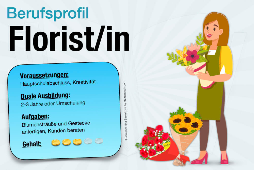 Beruf Floristin Ausbildung Gehalt Aufgaben Jobs Karriere
