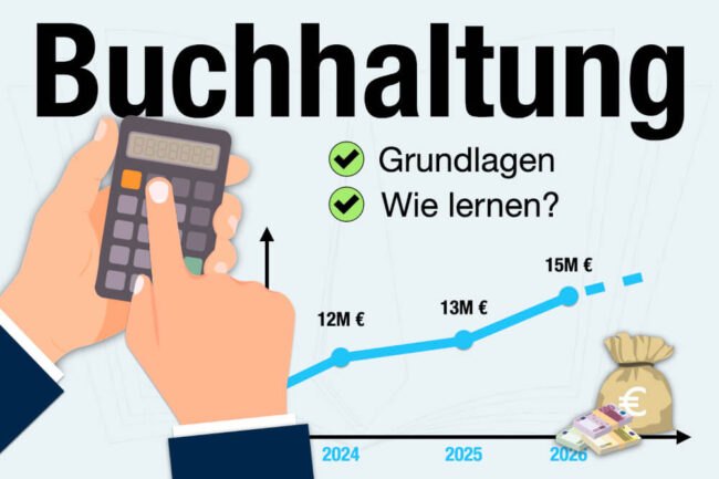 Buchhaltung lernen: Grundlagen, Ausbildung + Software