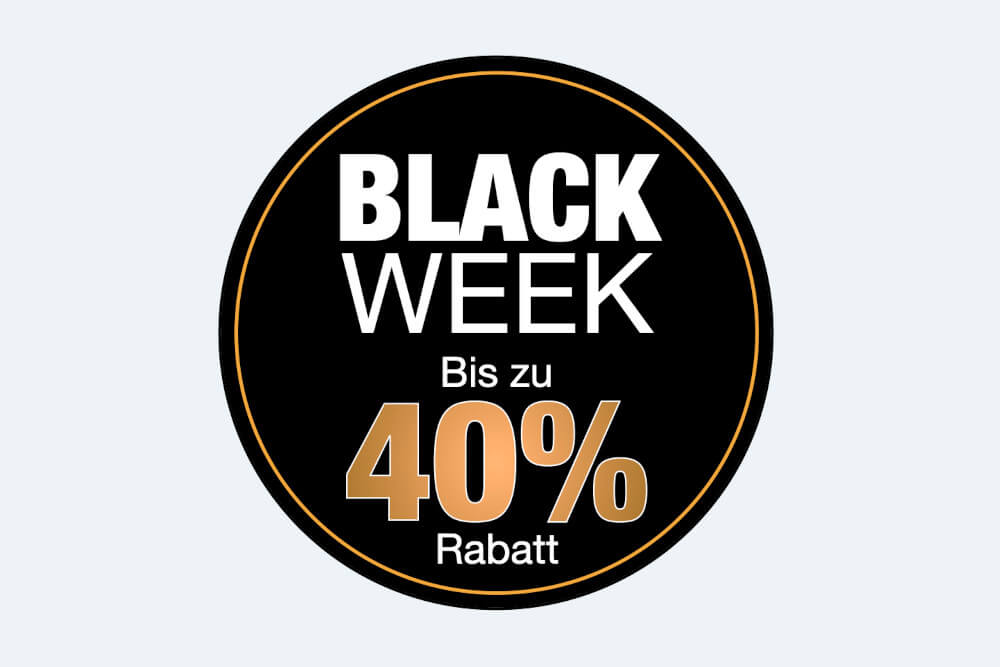 Black Week Angebote 40 Prozent