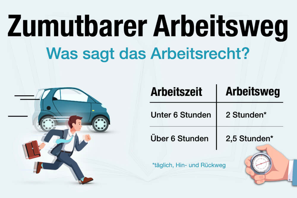 Zumutbarer Arbeitsweg Arbeitsrecht Stunden Pro Strecke