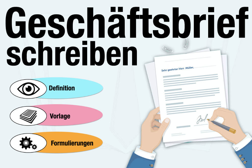 Geschaeftsbrief Schreiben Vorlage Kostenlos Muster Beispiele Inhalt Pflicht Aufbau Tipps Formulierungen
