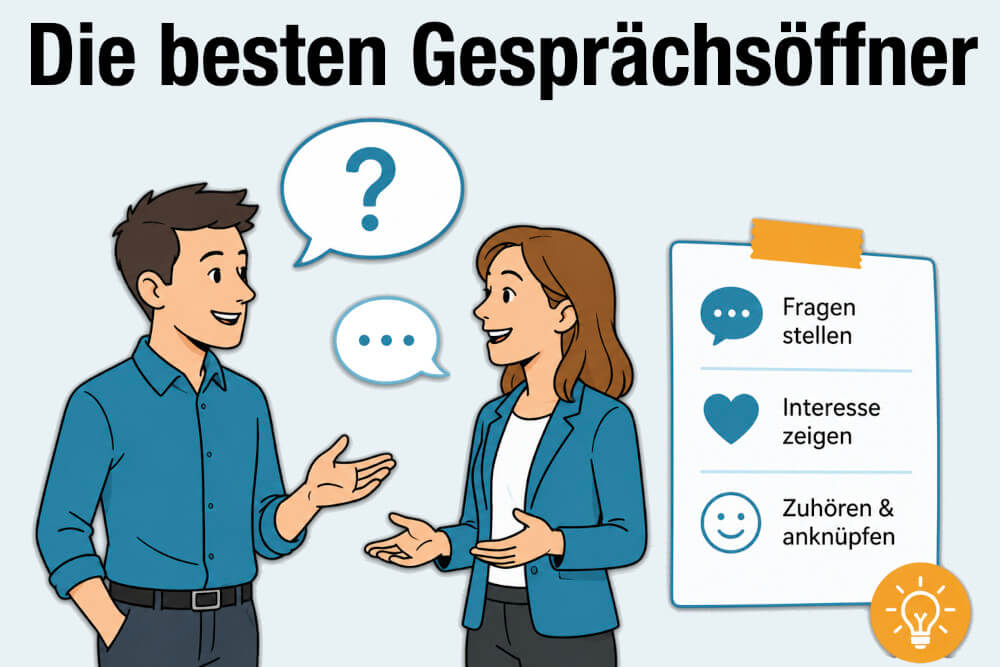 Gesprächsoeffner 20 Einstiege Eisbrecher Beispiele Fragen Tipps
