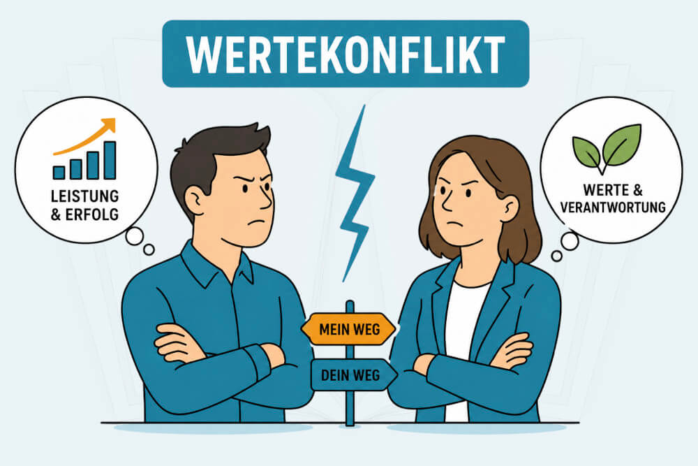 Wertekonflikt Definition Beispiele Ursachen Loesung