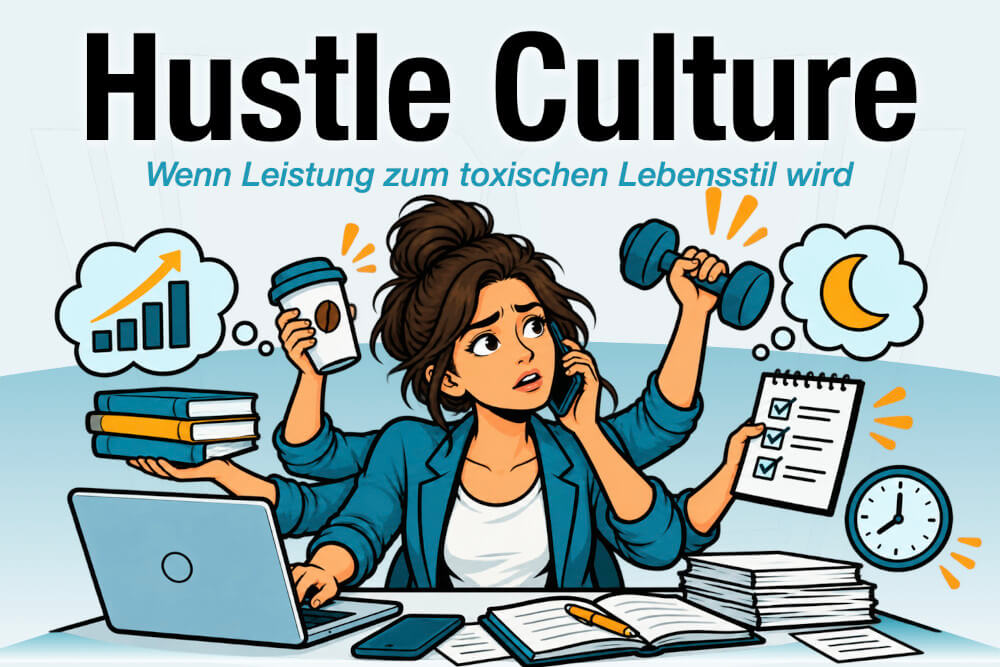 Hustle Culture Overworking Leistung Toxischer Lebensstil Was Tun