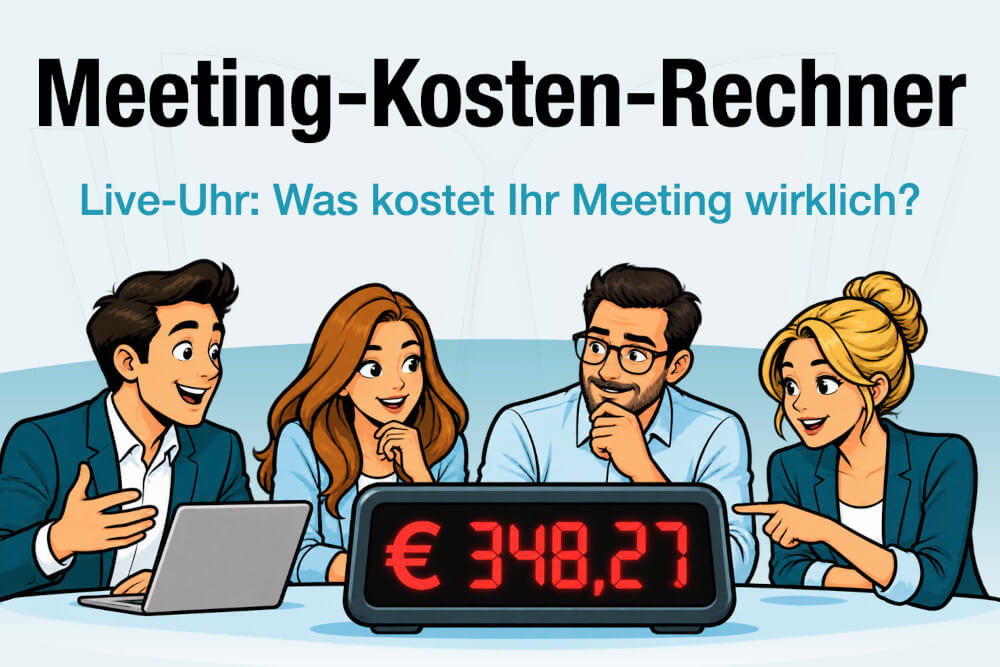 Meeting Kosten Rechner Live Uhr Ticker Berechnen Tool Online